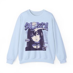 Anime-Inspired Unisex Heavy Blend Crewneck Sweatshirt with Graphic Design